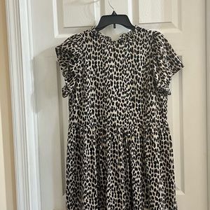 Anne Taylor leopard dress